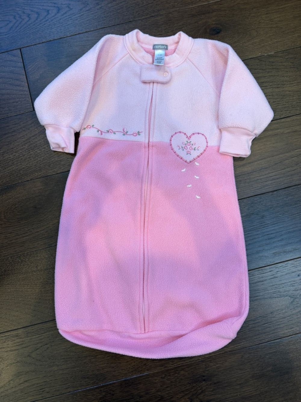 Carter's Pink Fleece Sleep Sack Size 0-9 Months - C34-015